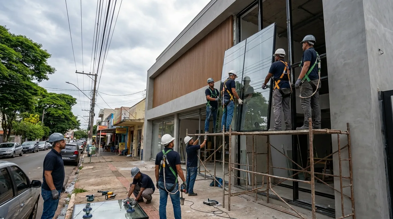 Fachada de Vidro em Taboão da Serra‑SP